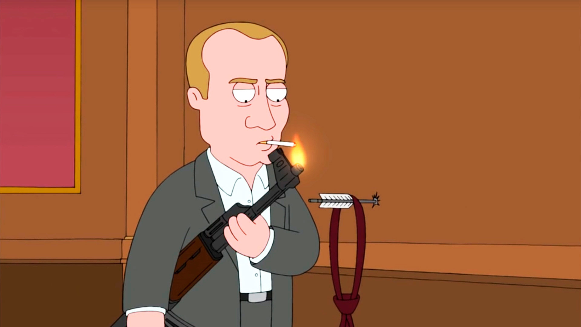Vladimir Putin dalam serial kartun Family Guy.