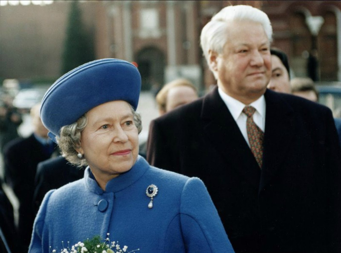 1994年10月16日、英国のエリザベス2世のロシア訪問。