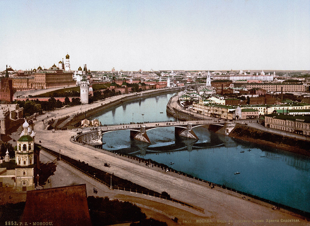 Pogled na mestno središče v 19. stoletju