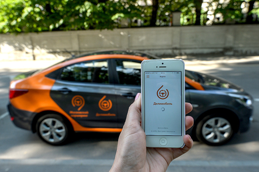 Delimobil Moscow carsharing service
