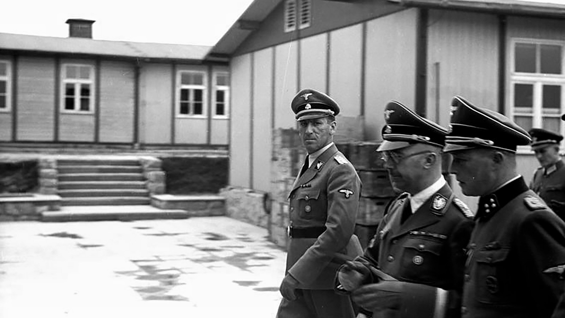 Koncentracijski logor Mauthausen. Himmler, Kaltenbrunner i Ziereis.