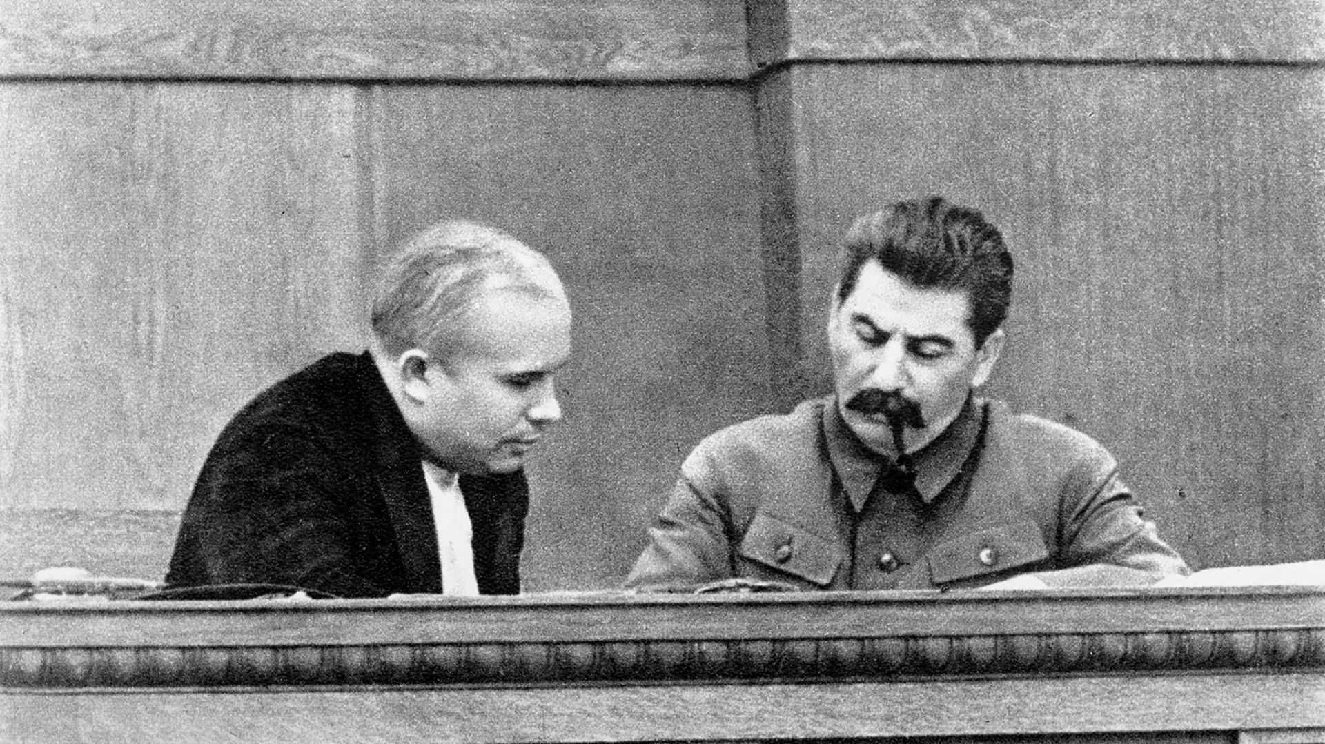 Josif Staljin i Nikita Hruščov, siječanj 1936.