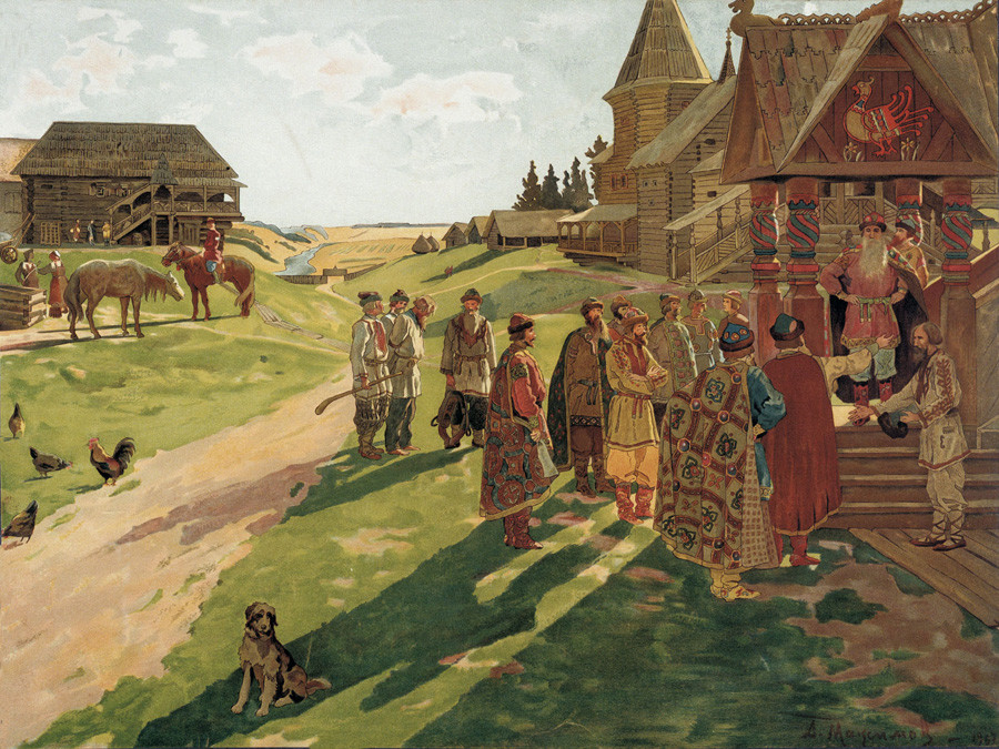 „Украјина-Русија” („Украина-Русь”), Алексеј Максимов (1870-1921). Средњовековна кнежевина.
