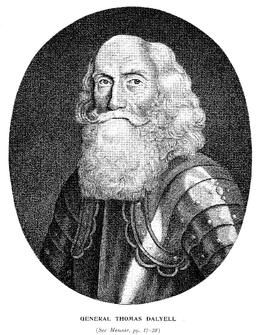 Гравира генерала Томаса Далиела из „Шкотске армије 1661-1688“ Чарлса Далтона. Објавио у Единбургу Виљем Браун, 1909.
