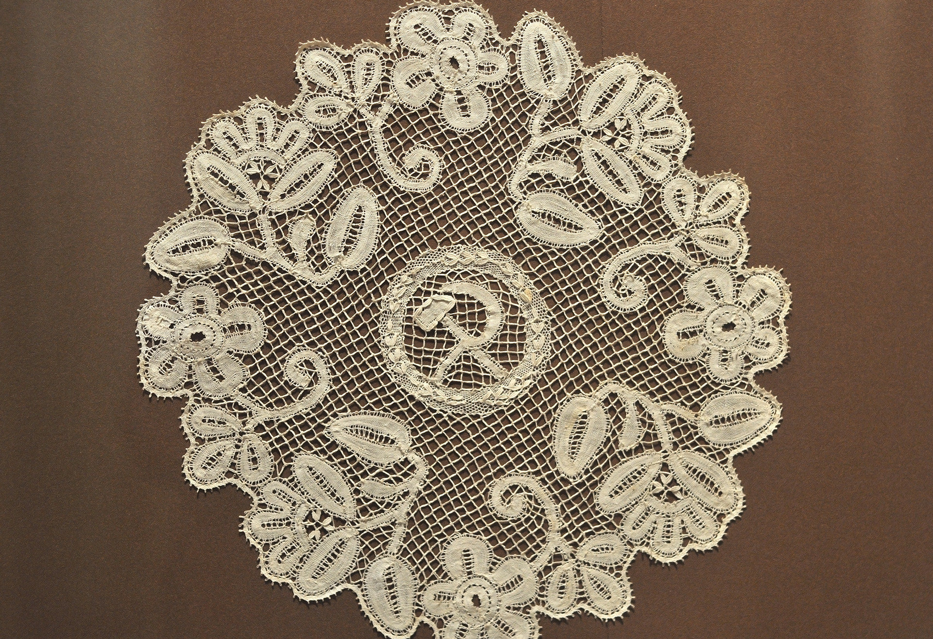 The lacy Soviet napkin, Museum of Lace.