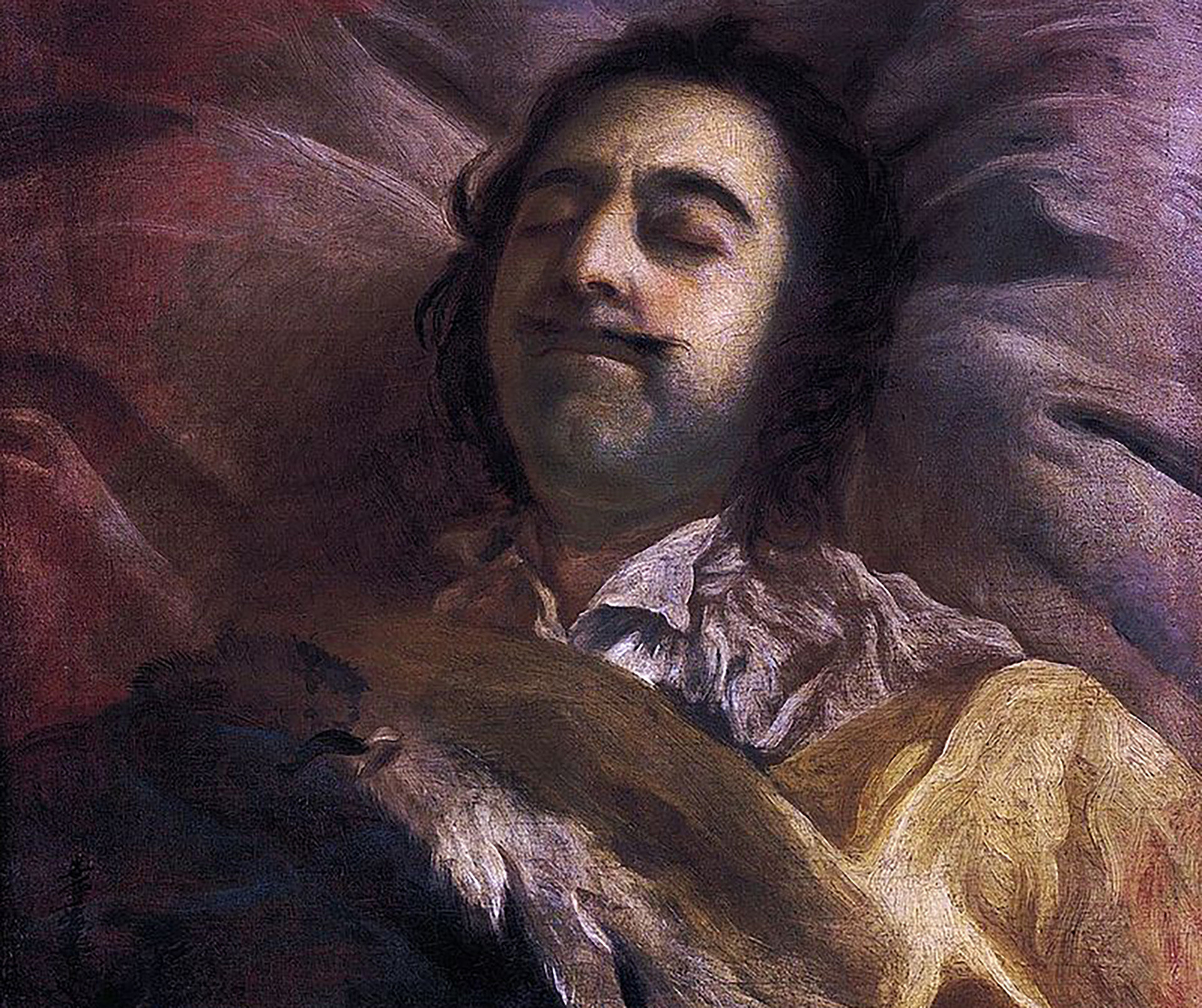 Pietro il Grande sul letto di morte 