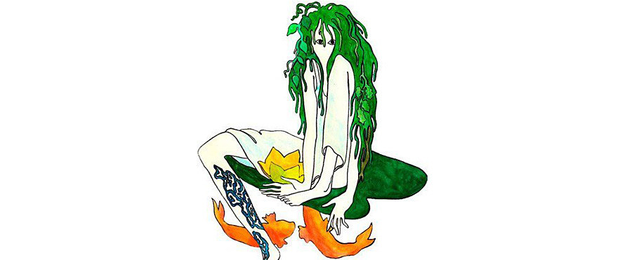 A Bruxa do Pântano aparece em contos de fada como uma velha feia envolta em algas. 