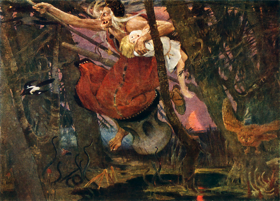 Baba Yaga by Viktor Vasnetsov