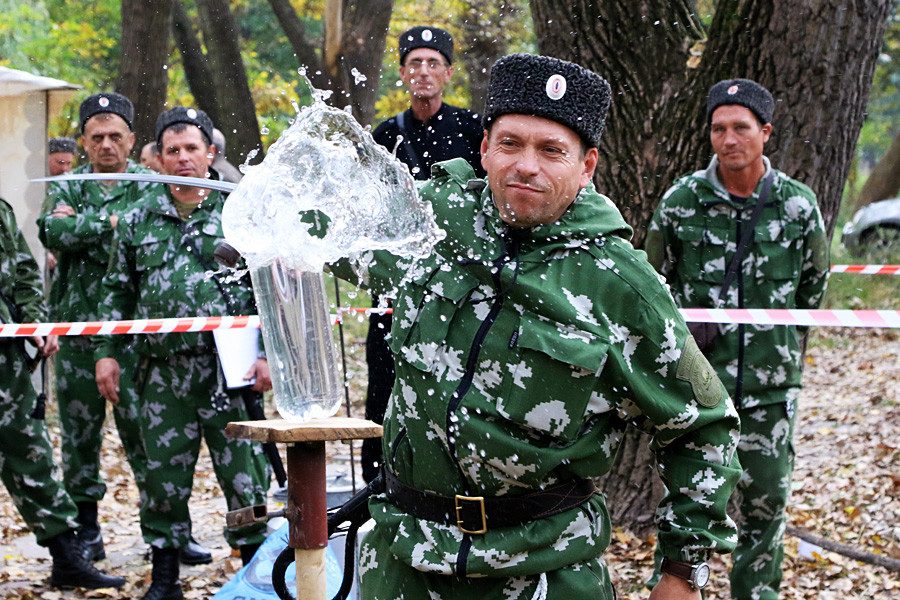 Кримски козаци на такмичењу за Куп атамана.