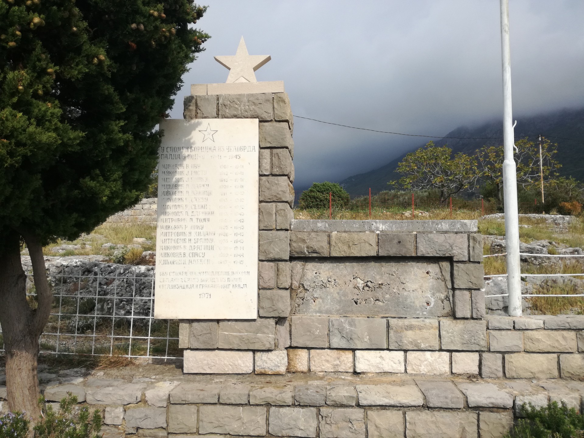 Споменик палим борцима из Другог светског рата