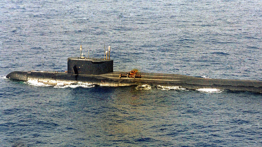 Submarino de misiles balísticos soviético K-219.