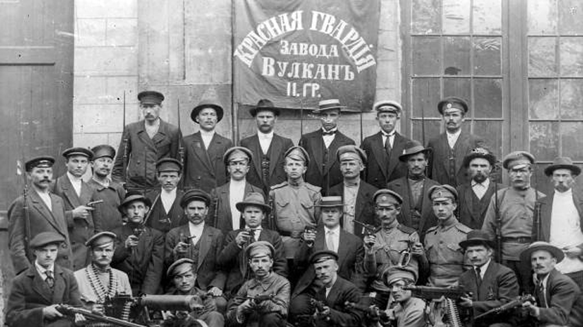 Rdeče straže v Petrogradu.