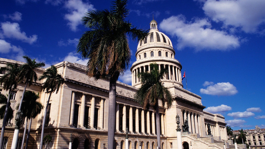 Capitolio Nacional de La Habana, Cuba.