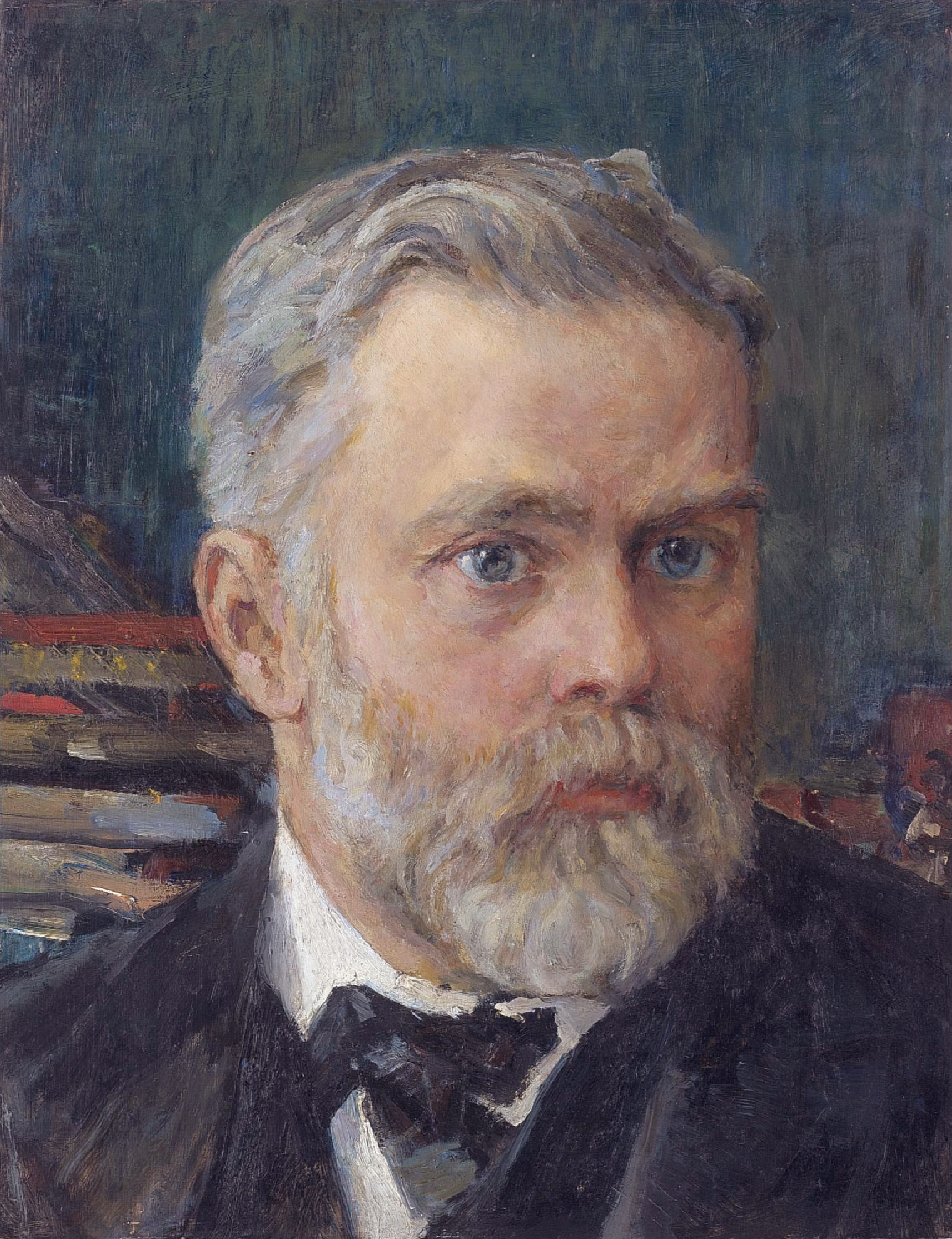Emanuel Nobel, portrait by famous Russian artist Valentin Serov