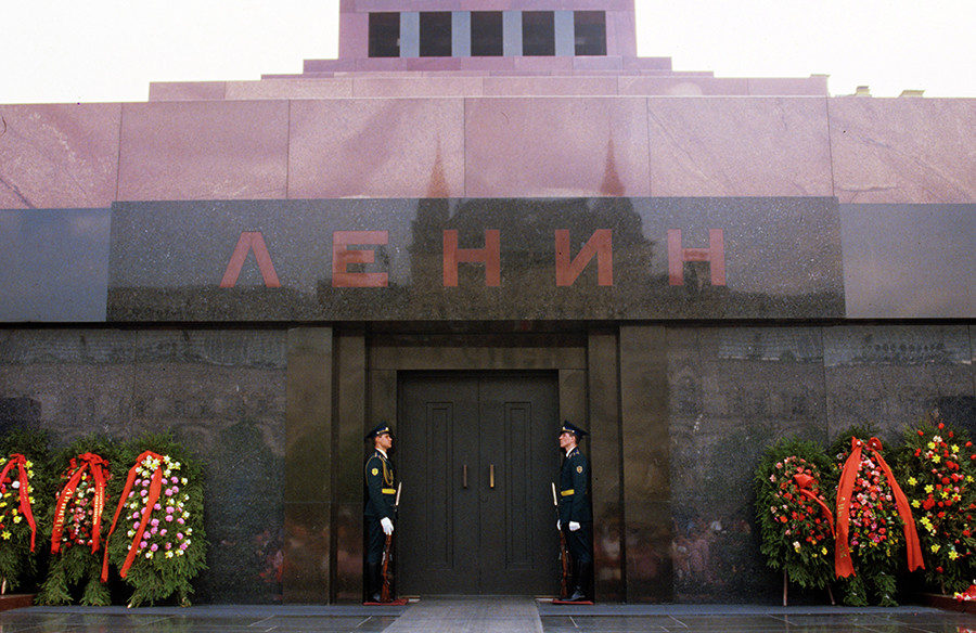 Guards at the Mausoleum's doors