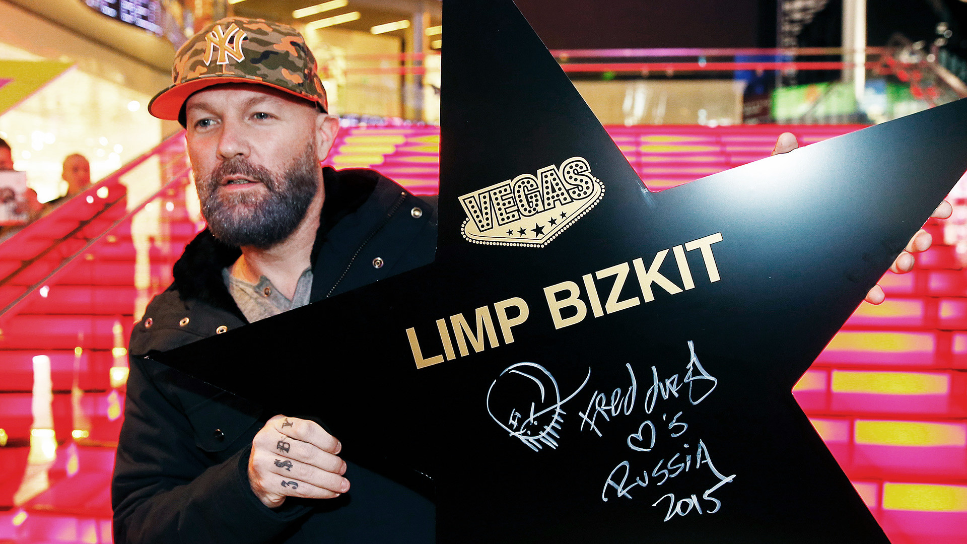 Fred Durst in Moscow. 