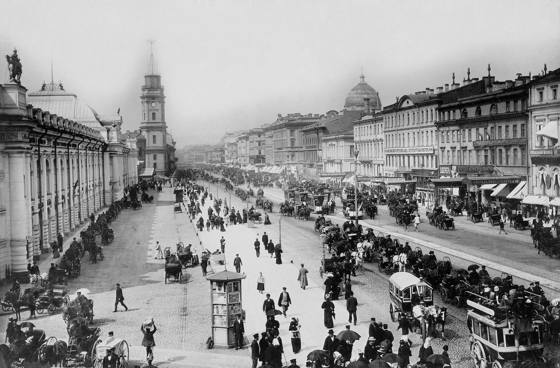 San Petersburgo a finales del siglo XIX.