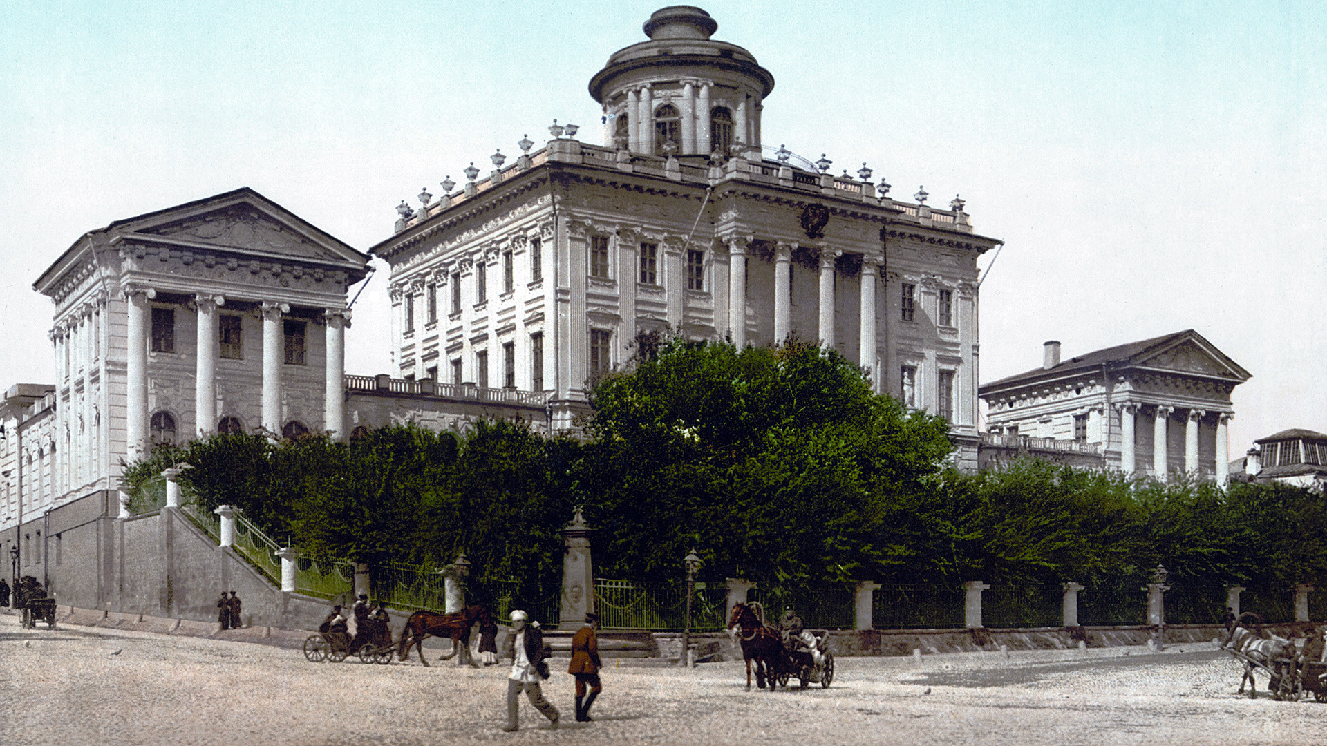 Kuća Paškov, razglednica iz 19. stoljeća.