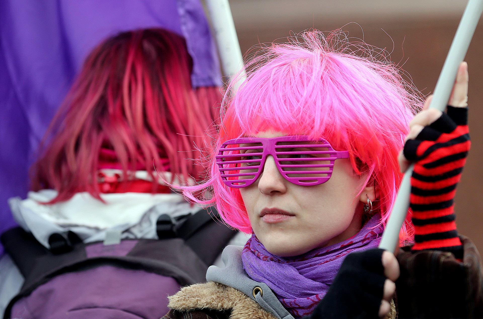 Women's march in Moscow