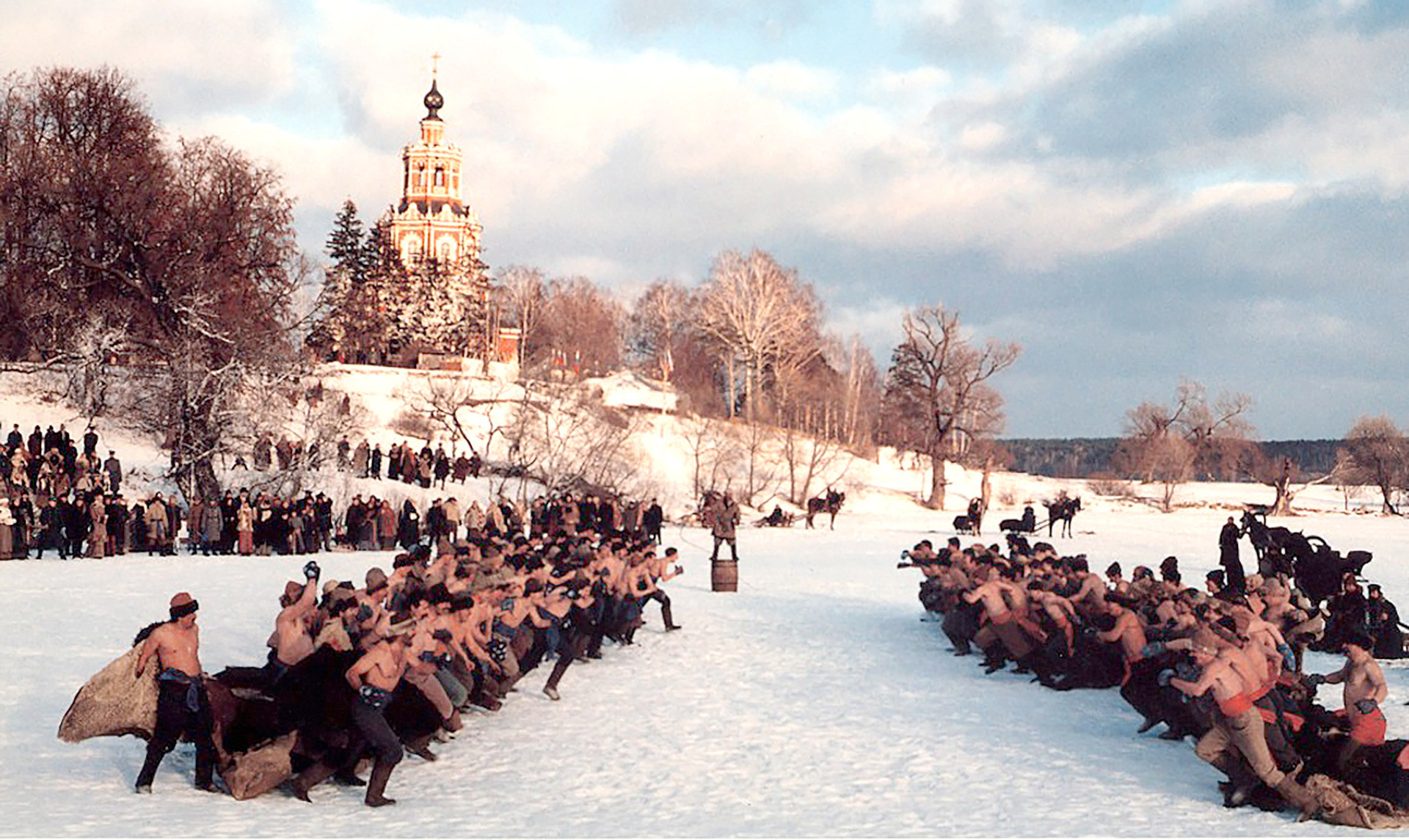 Руски юмручен бой – сцена от филма 