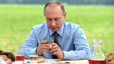 What does Mr. Putin eat?