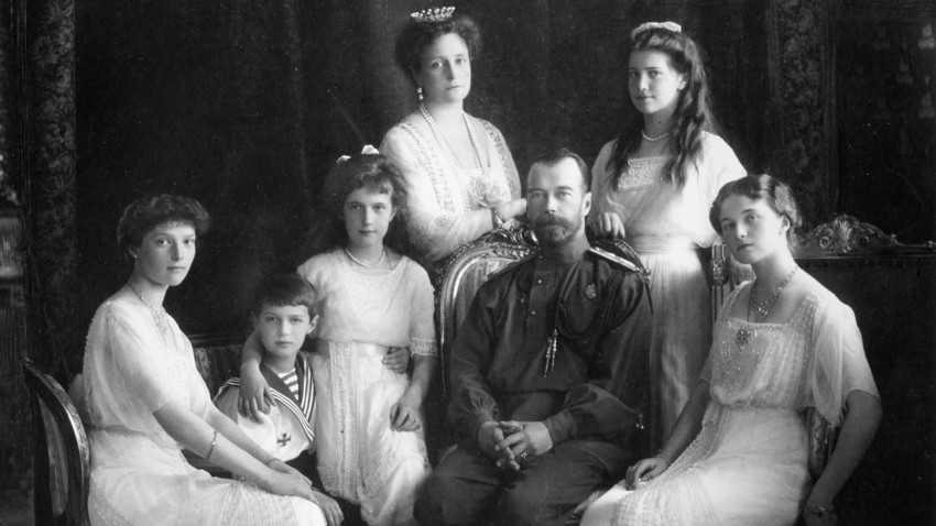 La famiglia dello zar Nicola II