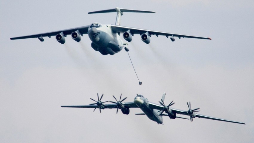 Dopuna u zraku - IL-78, TU-95