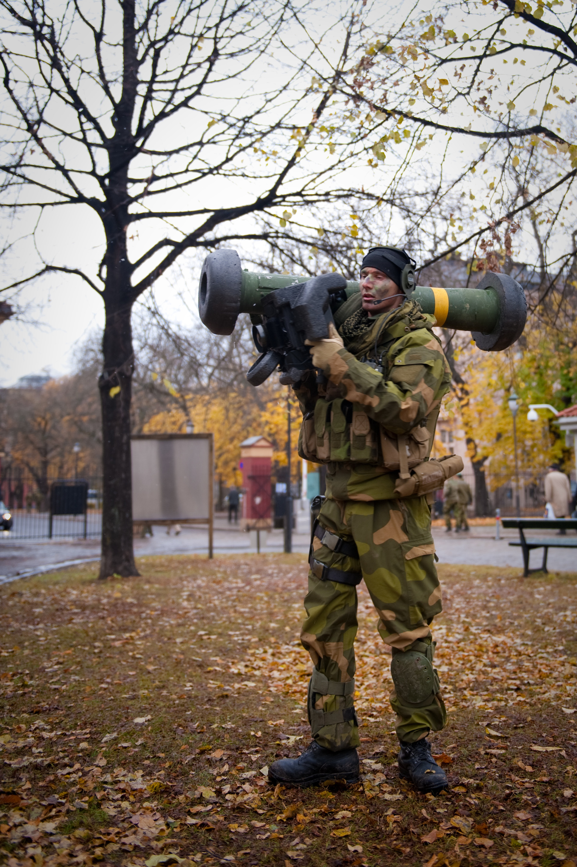 FGM-148 Javelin у опреми норвешког војника 
