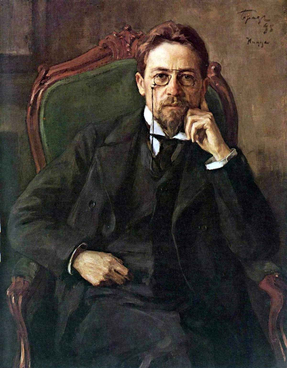 Osip Braz. Portrait of Anton Pavlovich Chekhov (1898)