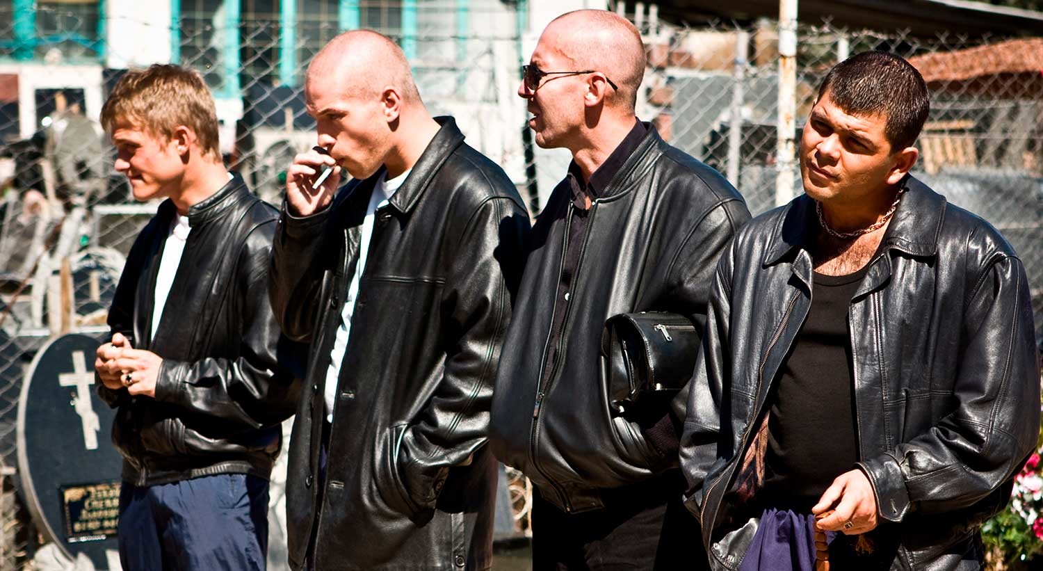 The leather jackets became the symbol of the 1990s
