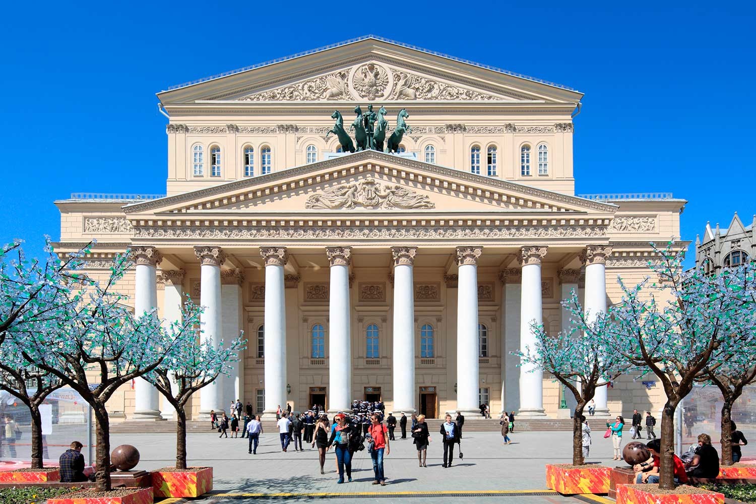 The Bolshoi Theatre began its history as an Englishmen's enterprise