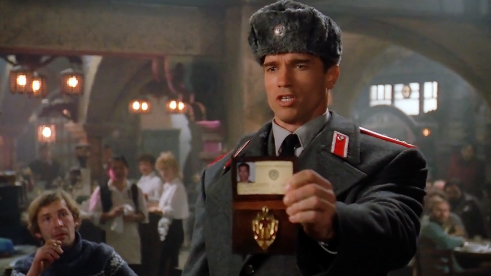 Screenshot from the 'Red Heat' movie (1988)