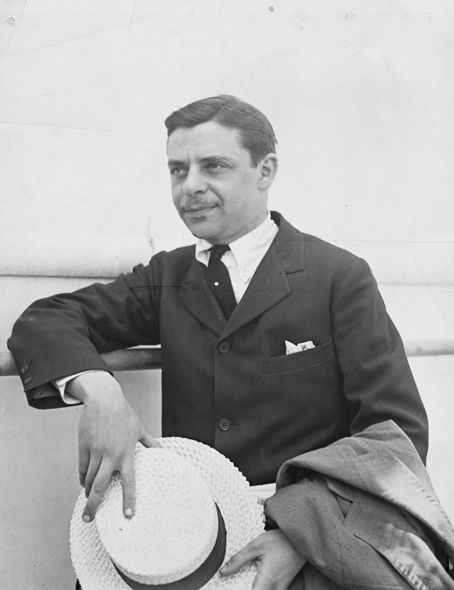 Young Armand Hammer, American industrialist and business executive. Photo talen in 1922. 