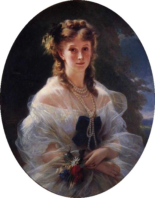 Retrato de Sofía Serguéievna Troubetzkoi (1863), obra de Franz Xaver Winterhalter.