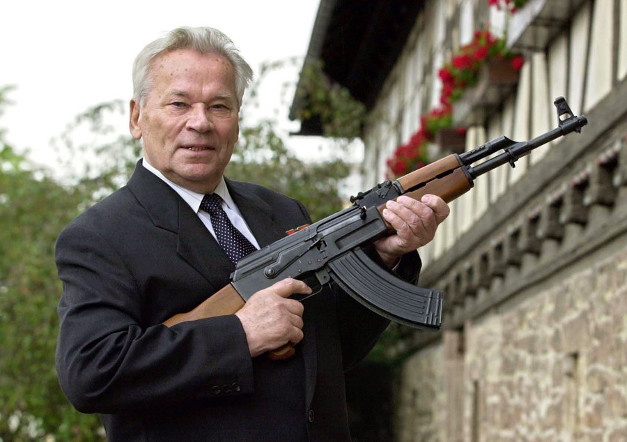 Mikhail Kalashnikov, the AK-47’s inventor.