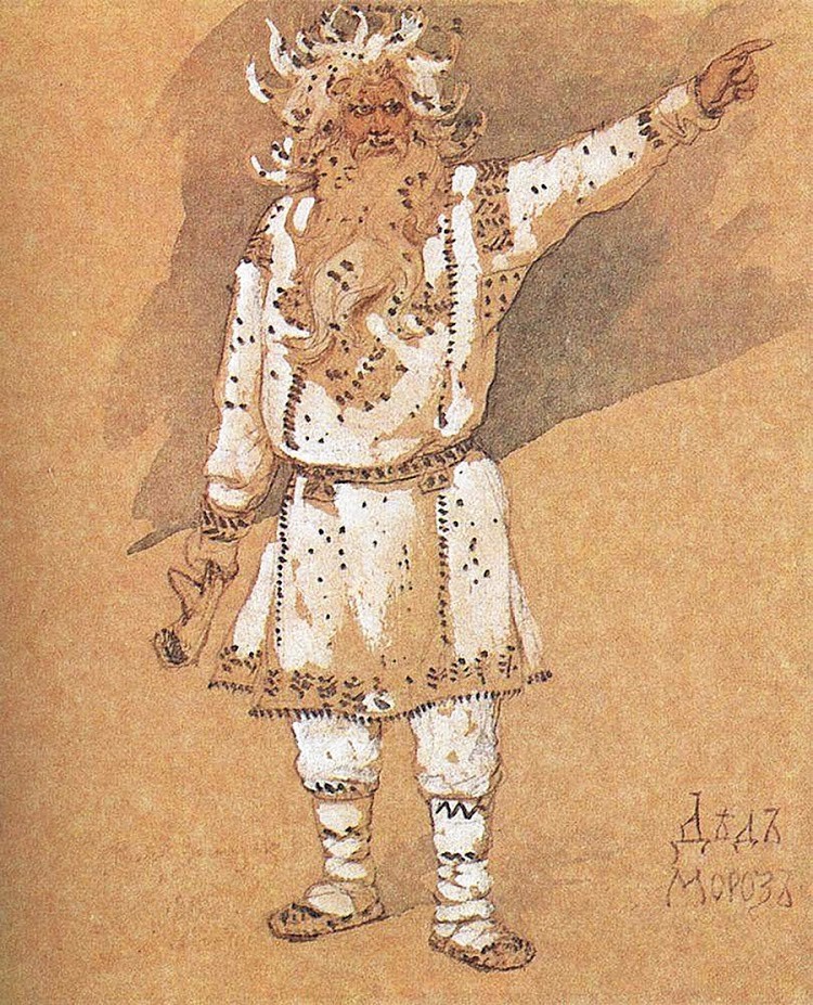 V. M. Vasnecov, Dedek Mraz, 1885
