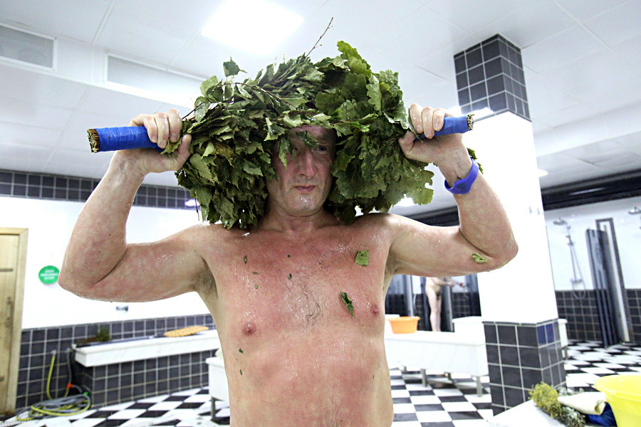 To fortify the healing effect, exit the banya and douse yourself with an ice bucket.