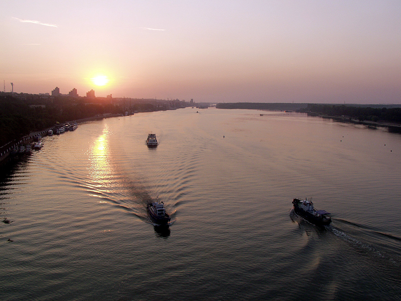 Sungai Don, Rostov-na-Donu.