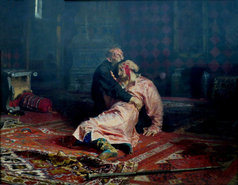 Ilja Repin: Ivan Grozni in njegov sin