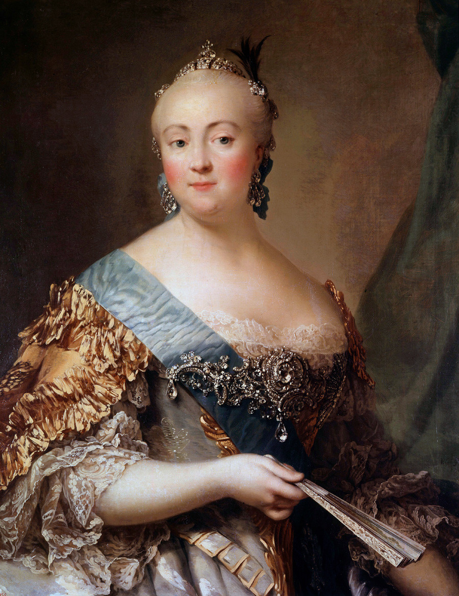 Портрет Јелизавете Петровне (1709-1762), ћерке Петра I. Александар Рослин, 18. век, Ермитаж, Санкт Петербург