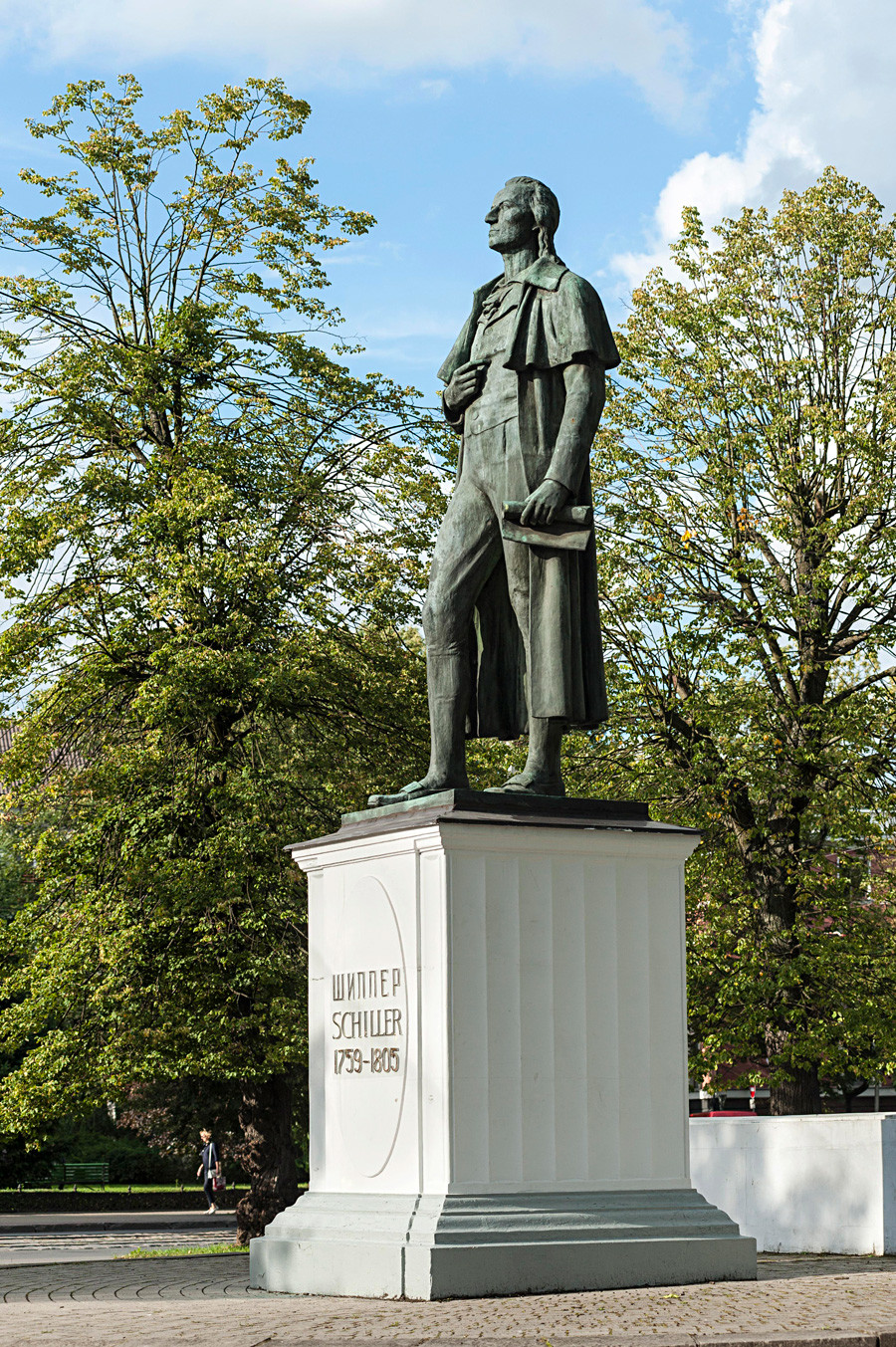 フリードリヒ・フォン・シラーの銅像
