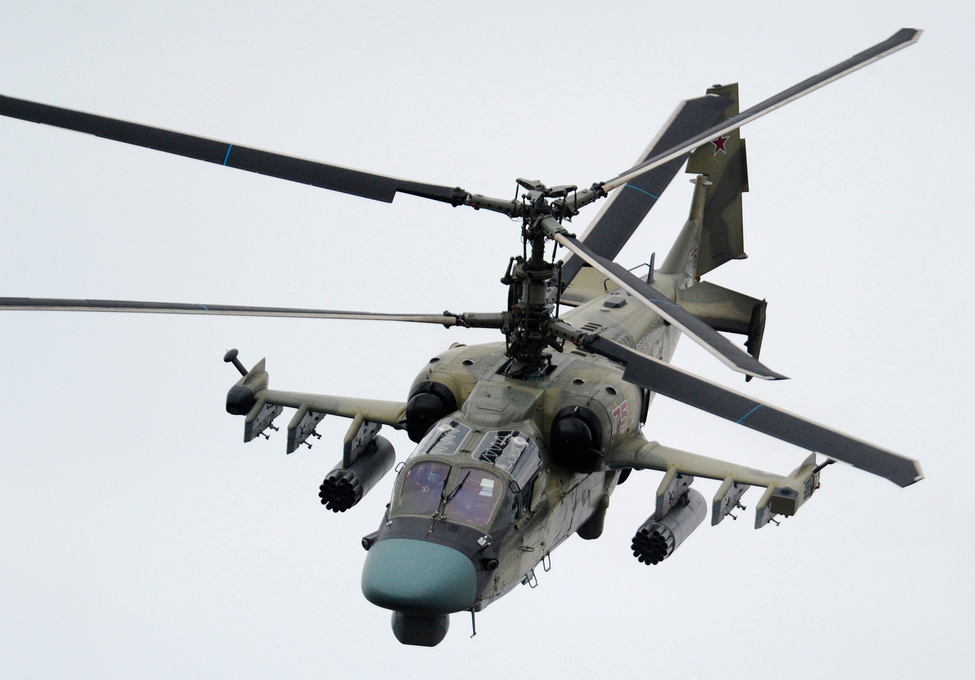 Ka-52 battle helicopter is one of most powerful additions to the Air Forces.