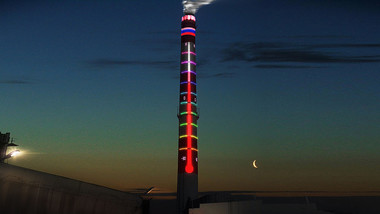 Џиновски термометар се појави во Уфа 