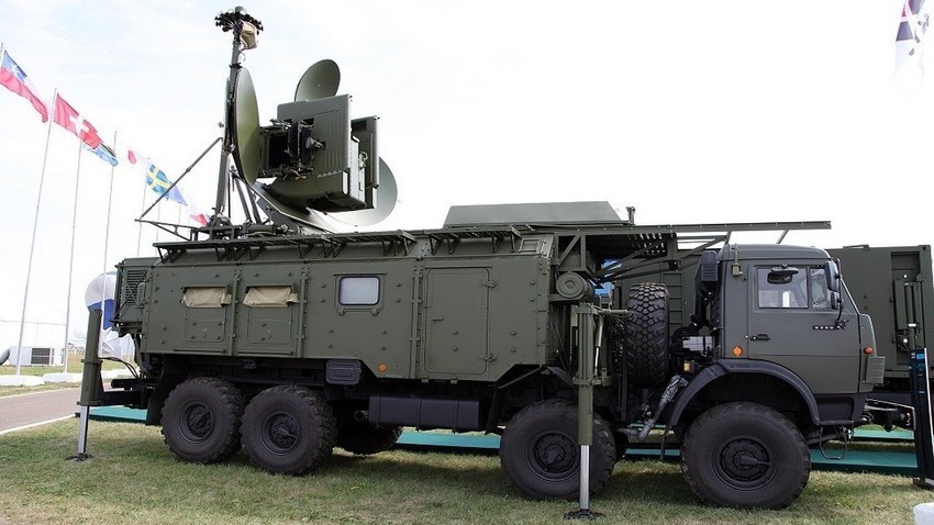 Mobilni sustav za elektroničko ratovanje "Krasuha-4S".