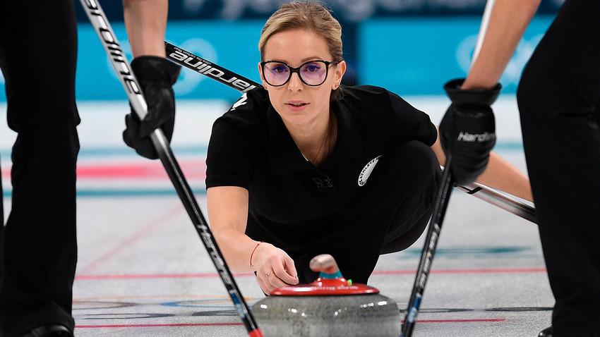Galina Arsenkina, tim curling.