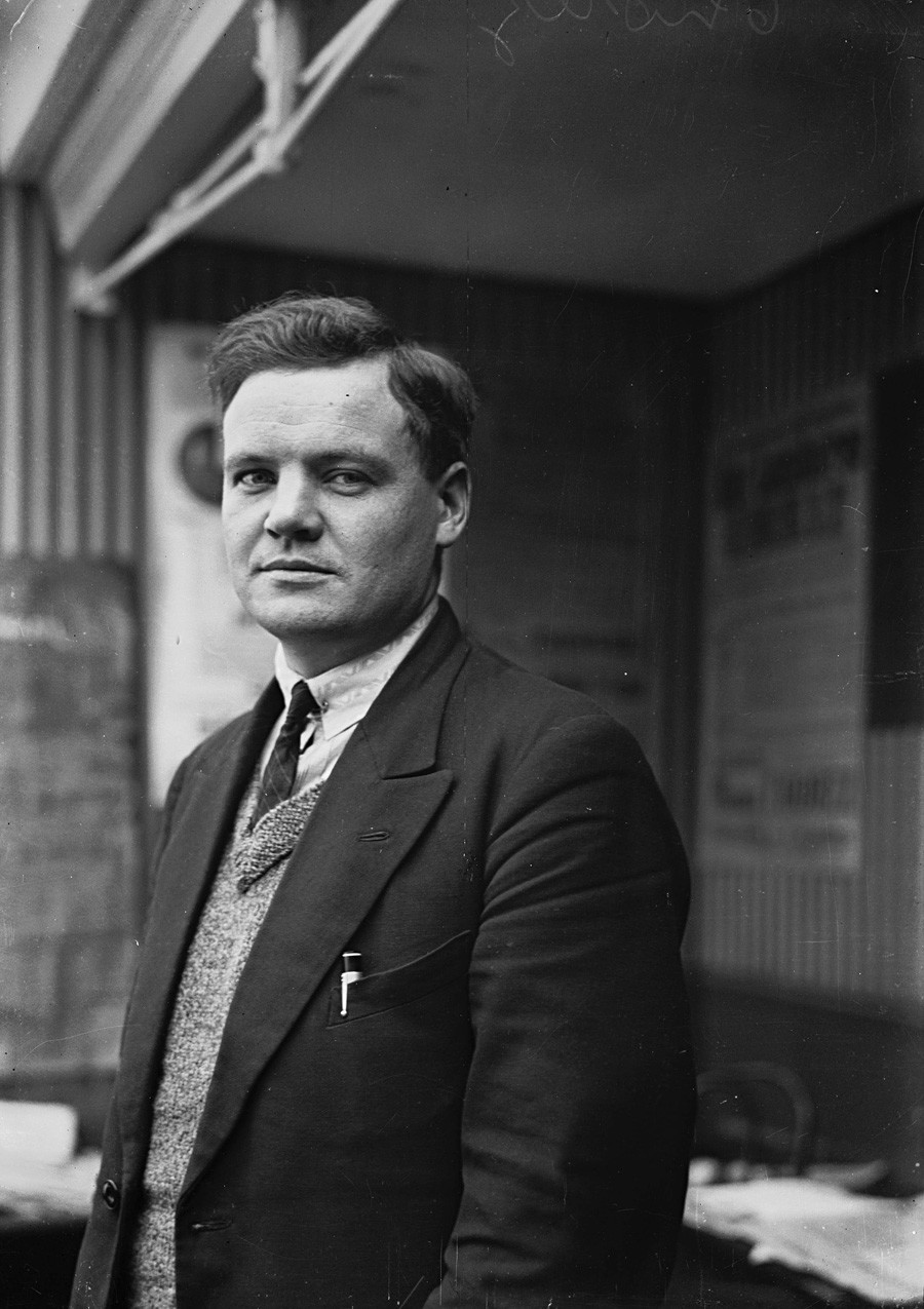 Maurice Thorez, o líder do PFC, em foto de 1930.
