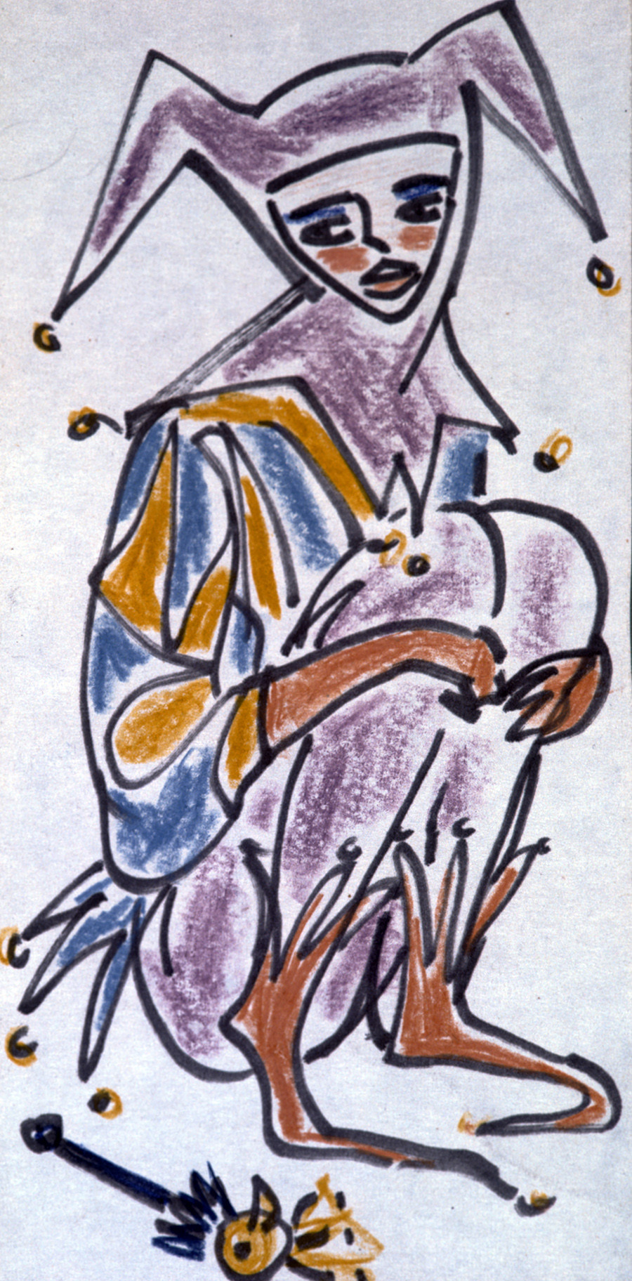 “Bobo”, uma das pinturas de Nádia Rucheva para as obras de Shakespeare, 1968. 