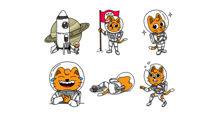Kazakov's cosmic cat.