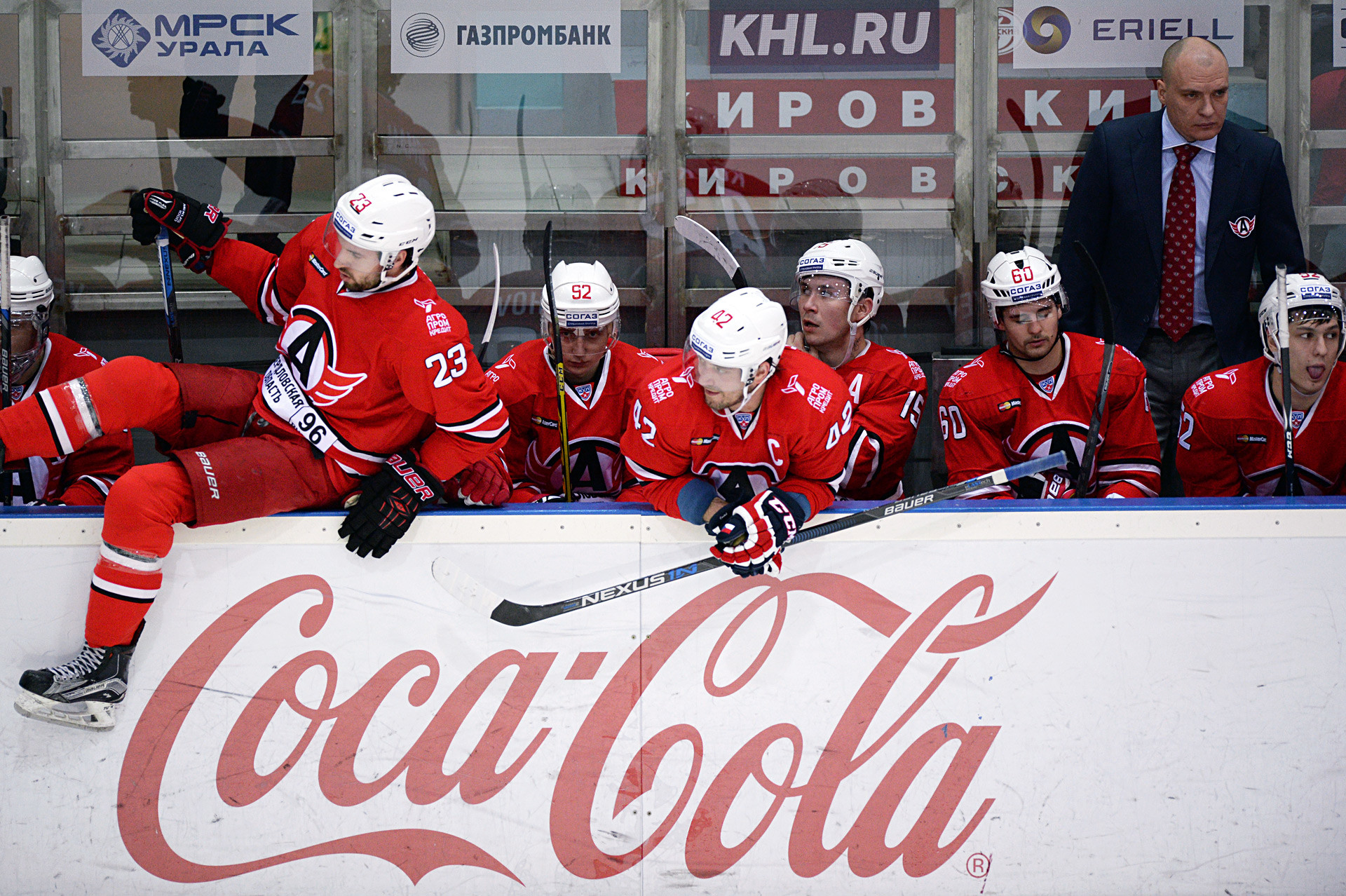 Coca Cola, known for its support to sporting events, is a partner of the Kontinental Hockey League (KHL) headquartered in Moscow. Being an official drink of the KHL it gets an extra boost to its image in the country.