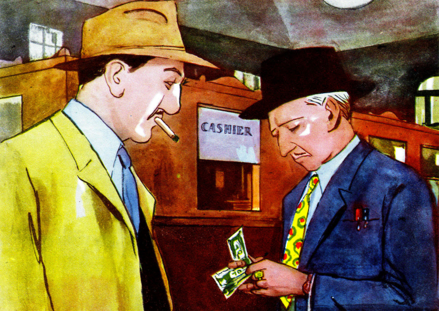 In the editorial office of Voice of America: “Jack, it looks like they take your fake news at face value.”